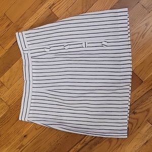 Lightweight Striped Skirt